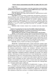 АНАЛИЗ ОРГАНИЗАЦИОННО-СТРУКТУРНЫХ И НАУЧНО-ТЕХНИЧЕСКИХ ПЕДАГОГИЧЕСКИХ ЭКСПЕРИМЕНТОВ ИНДИВИДУАЛИЗАЦИИ ПОДГОТОВКИ ПРОФЕССИОНАЛЬНЫХ СПРИНТЕРОВ ВОЛЬНОГО СТИЛЯ