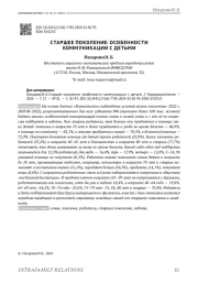 СТАРШЕЕ ПОКОЛЕНИЕ: ОСОБЕННОСТИ КОММУНИКАЦИИ С ДЕТЬМИ