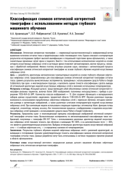 Классификация снимков оптической когерентной томографии с использованием методов глубокого машинного обучения