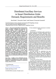 Distributed Ancillary Services in Smart Distribution Grids: Demand, Requirements and Benefits