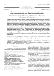 О влиянии распыления электродов на характеристики импульсного разряда в гелии при атмосферном давлении