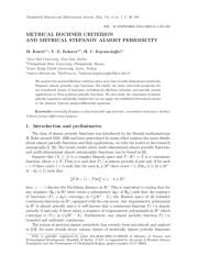 METRICAL BOCHNER CRITERION AND METRICAL STEPANOV ALMOST PERIODICITY