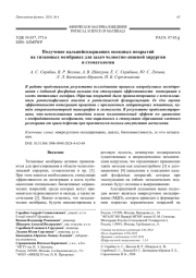 Получение кальцийсодержащих оксидных покрытий   на титановых мембранах для задач челюстно-лицевой хирургии   и стоматологии
