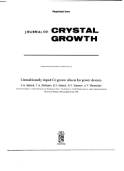 Untraditionally doped Cz-grown silicon for power devices